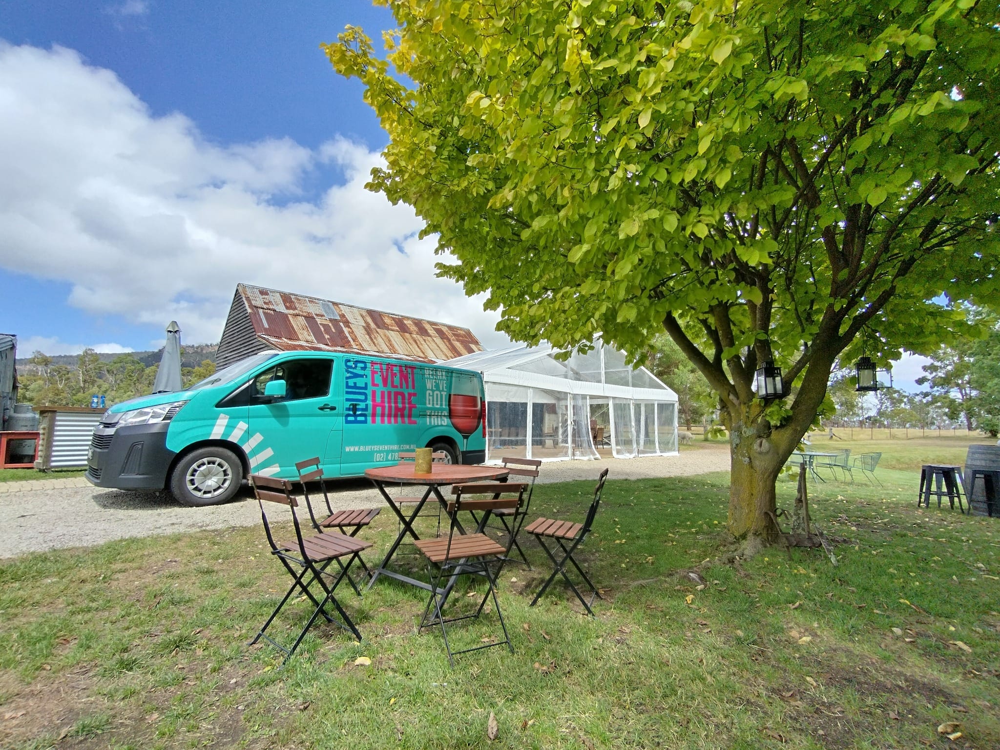 blueys event hire delivering mountains central west western sydney